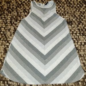 Gray striped tank